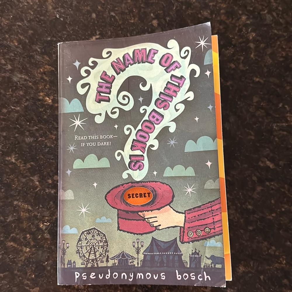 The Name of this Book is SECRET Pseudonymous Bosch Scholastic Paperback YA Novel